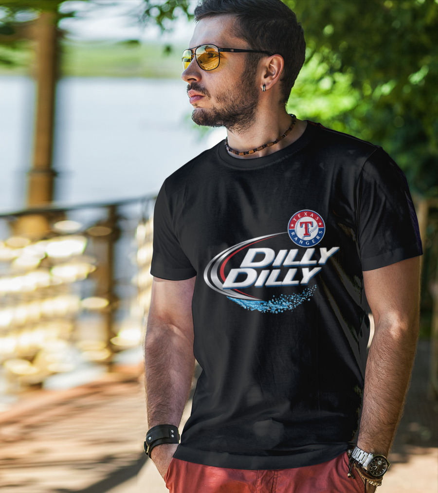 Texas Rangers Dilly Dilly Baseball Fan T-Shirt