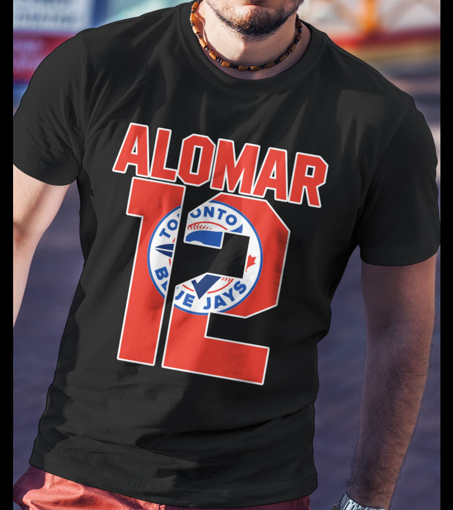 Toronto Blue Jays Alomar 12 Jersey T-Shirt