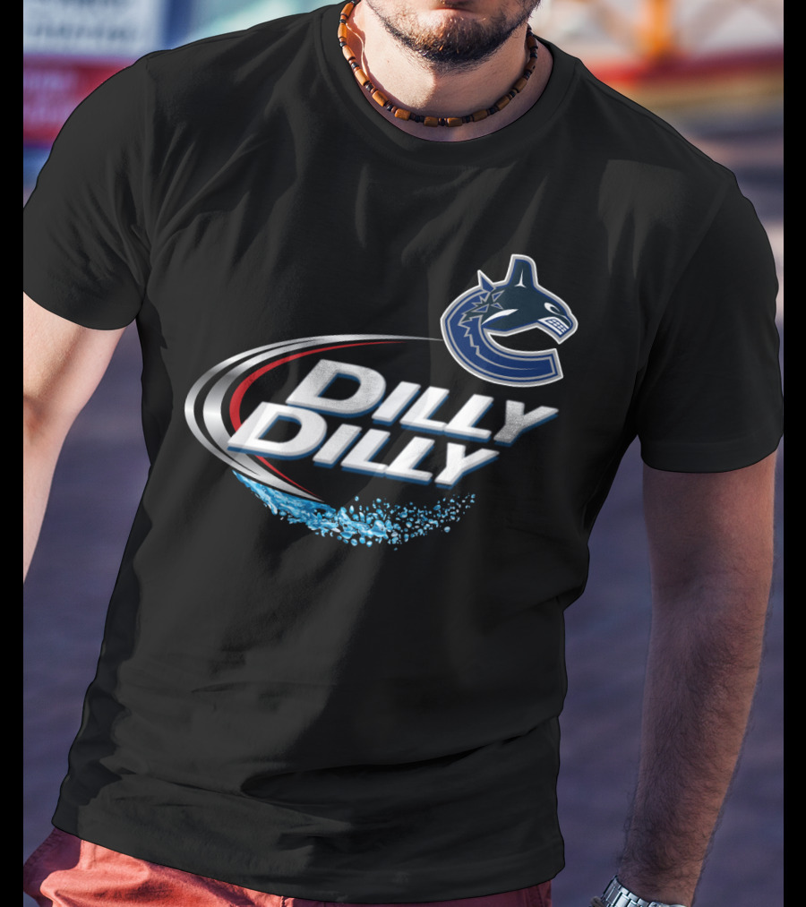 Vancouver Canucks Dilly Dilly Fans Logo And Slogan T-Shirt