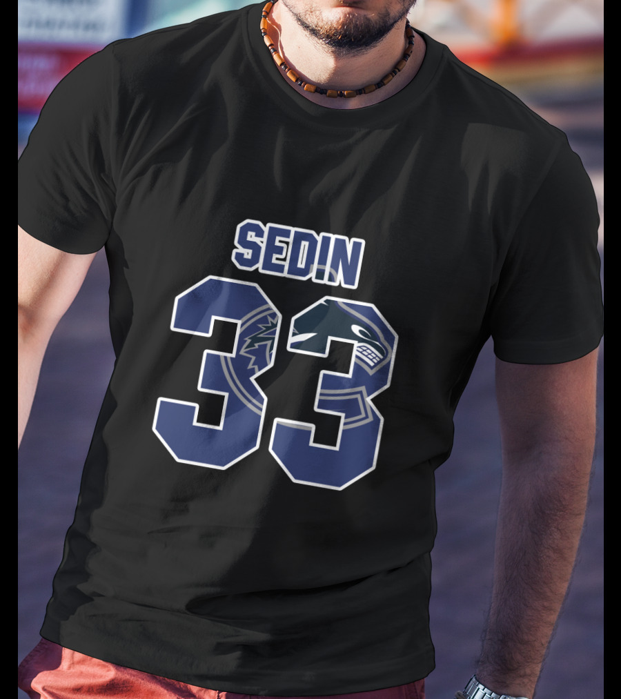 Vancouver Canucks Henrik Sedin 33 Nhl T-Shirt