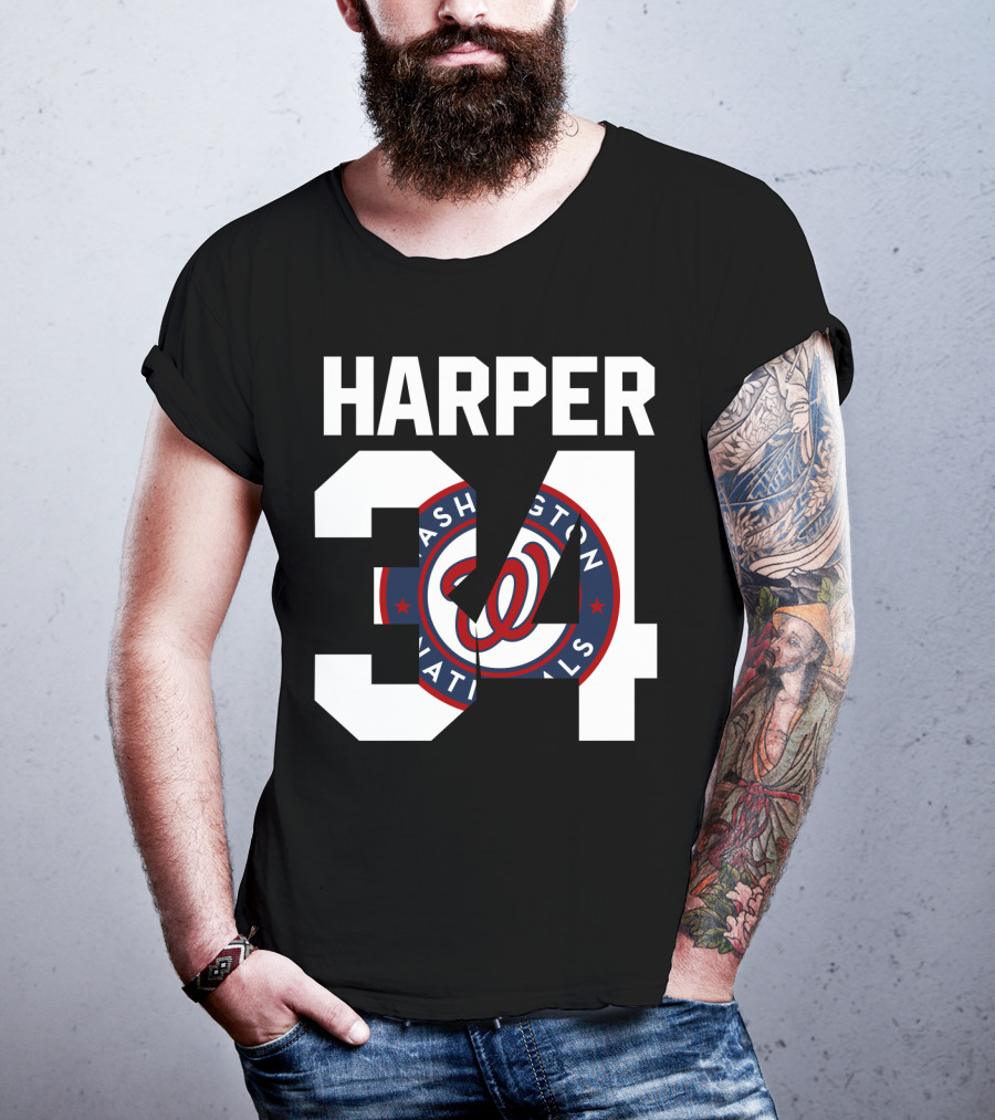 Harper 34 Washington Nationals T-Shirt