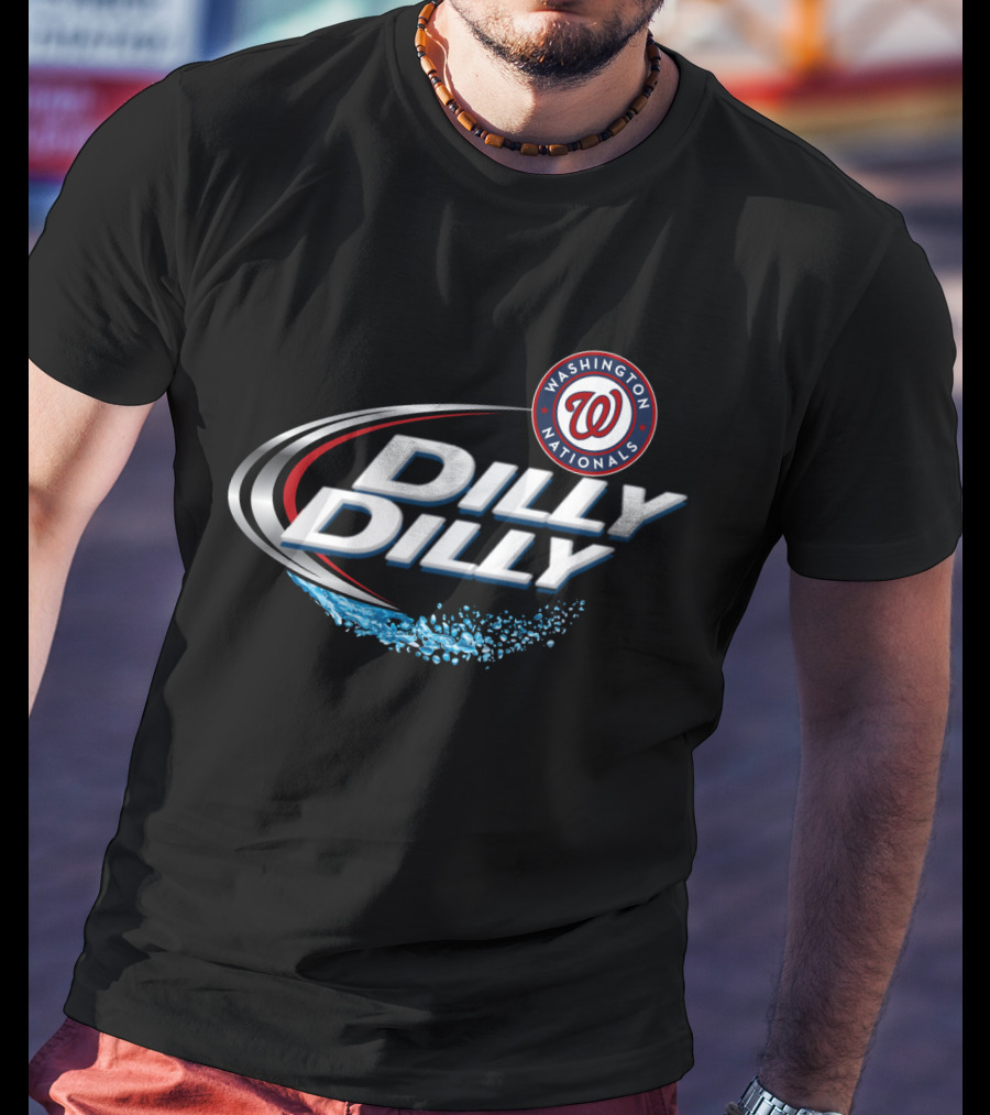 Washington Nationals Dilly Dilly Logo Splash T-Shirt