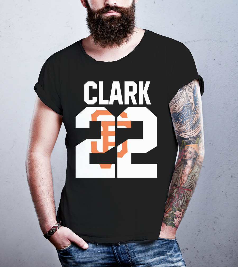 Clark 22 San Francisco Giants 1989 T-Shirt