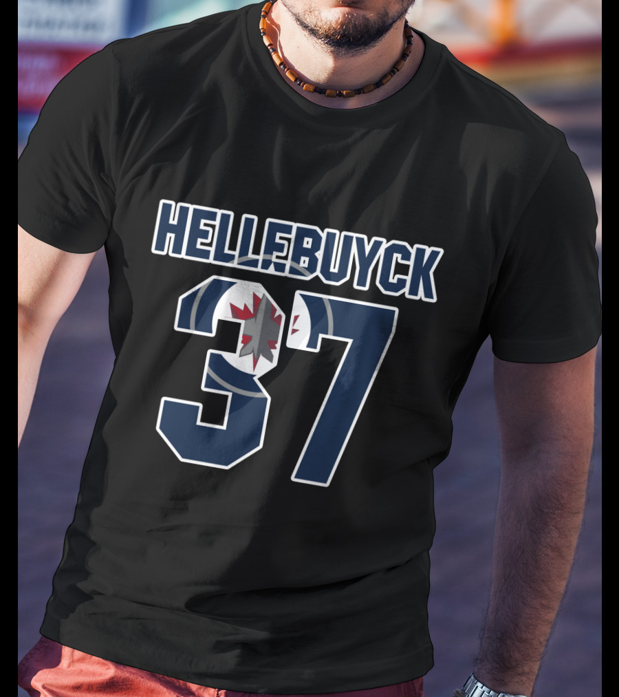 Connor Hellebuyck 37 Winnipeg Jets NHL Hockey T-Shirt