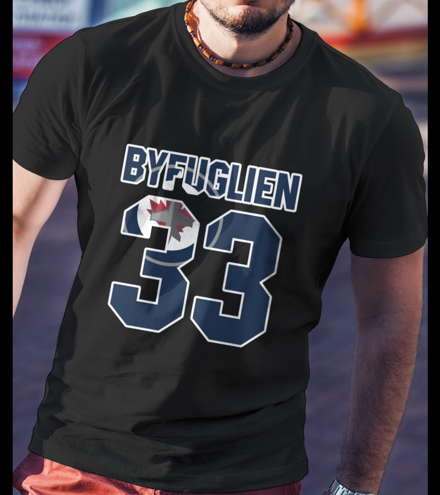 Winnipeg Jets Byfuglien 33 NHL Hockey Player Fan Gear T-Shirt