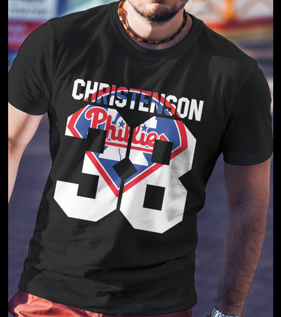 Christenson 38 Philadelphia Phillies 1981 Baseball T-Shirt