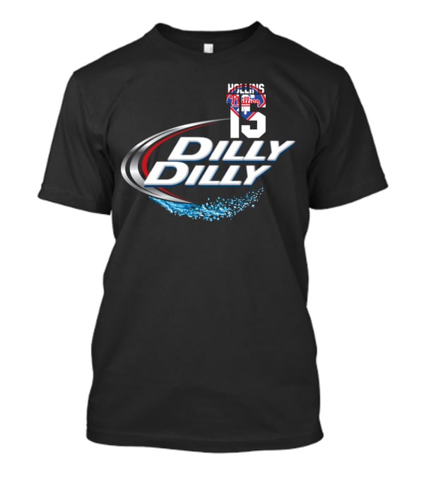 Hollins Phillies 15 Dilly Dilly 1993 Philadelphia T-Shirt