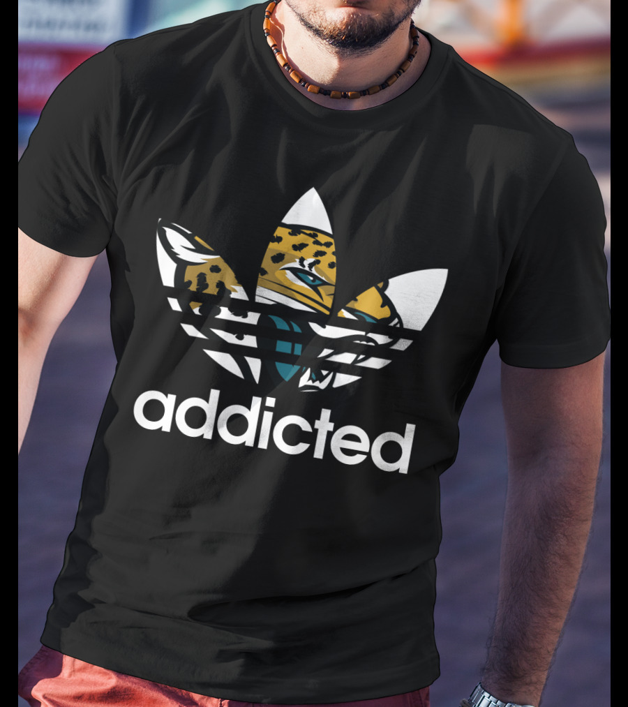 Jacksonville Jaguars Addicted Nfl Fan T-Shirt