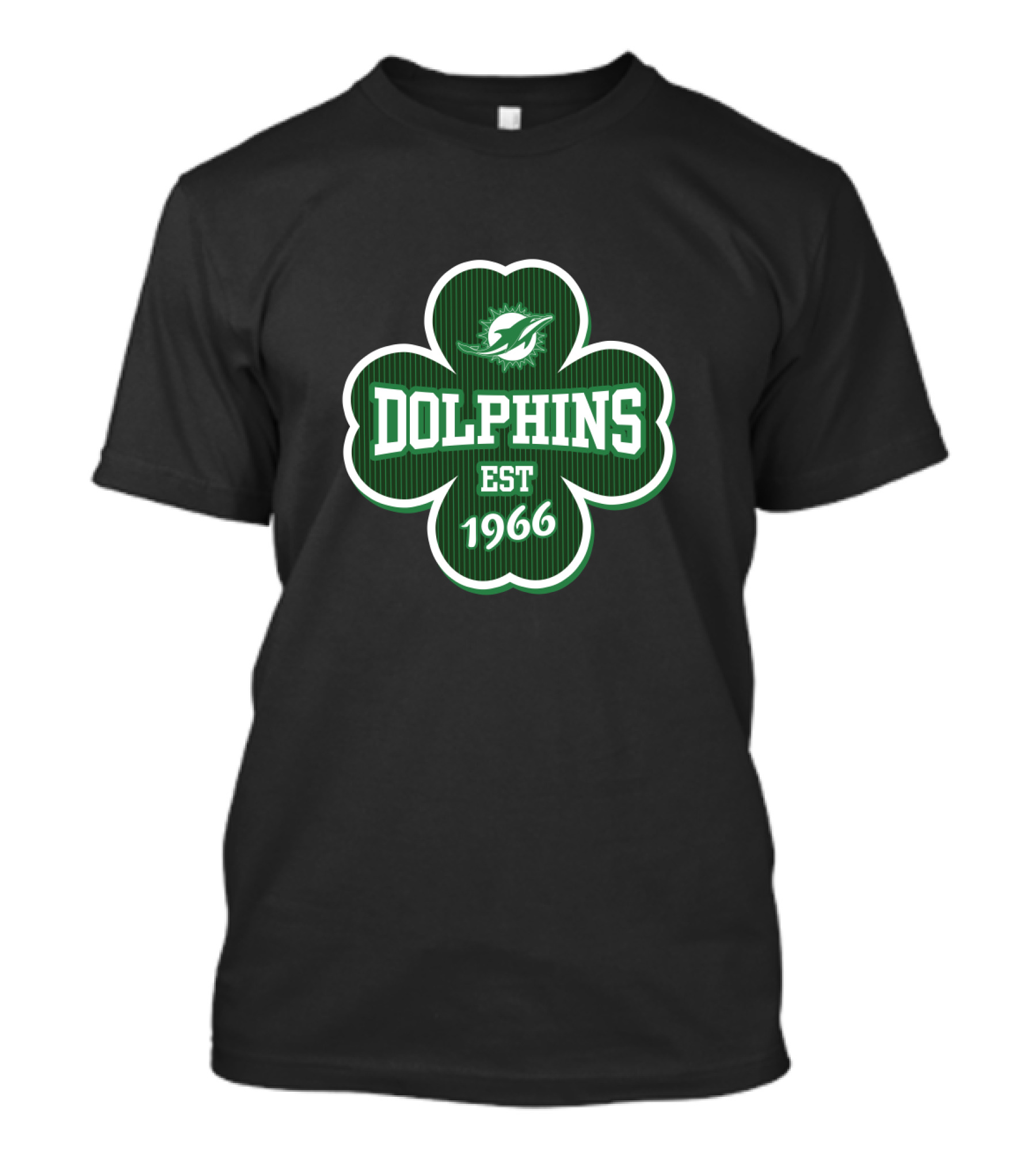 Miami Dolphins Shamrock Est 1966 T-Shirt