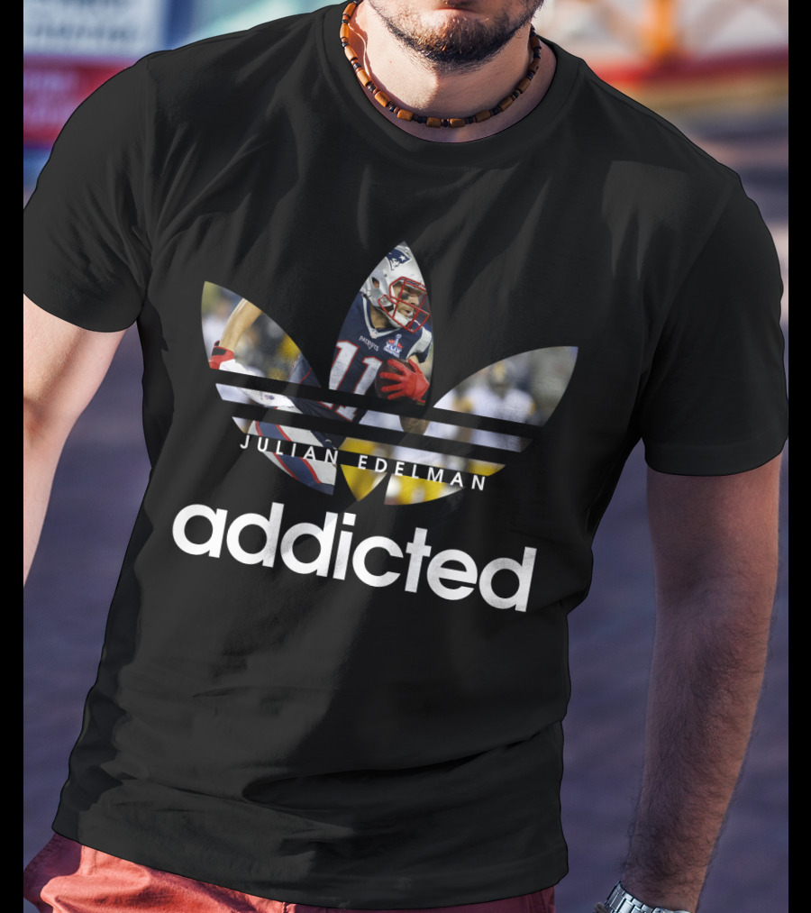New England Patriots Julian Edelman Addicted Nfl T-Shirt