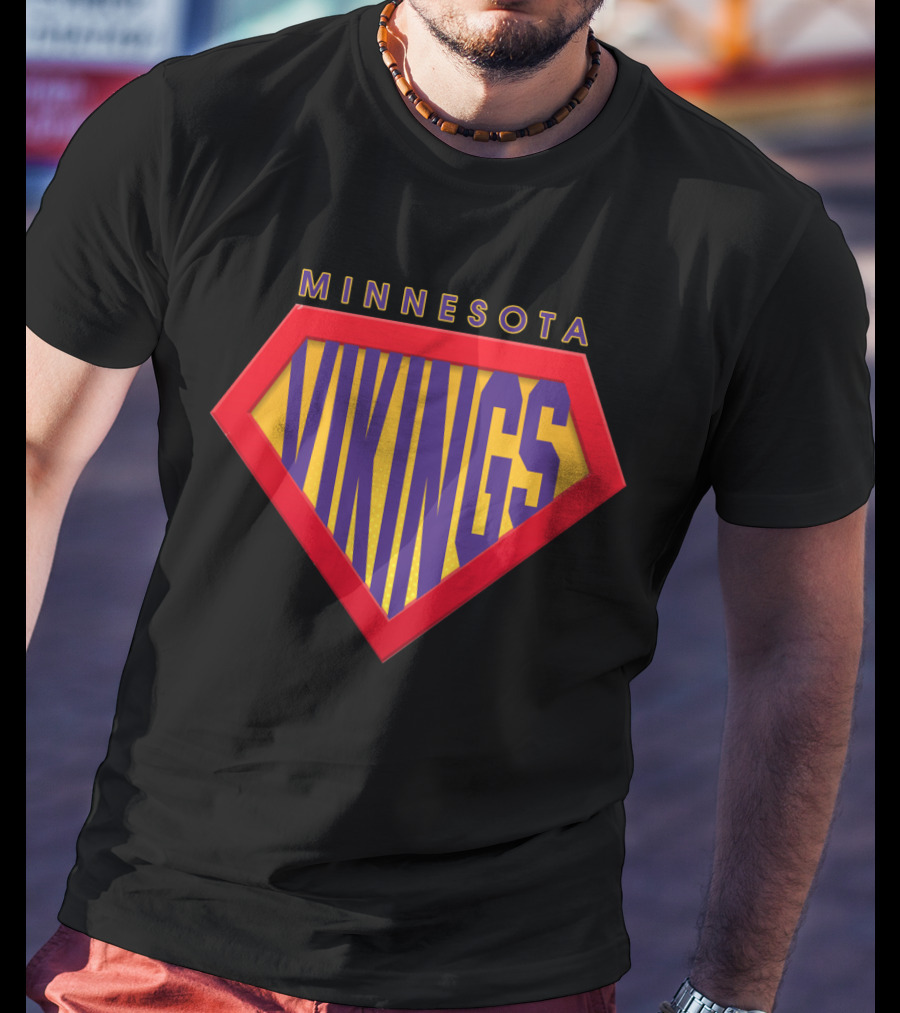Minnesota Vikings Super Emblem Fan Gear T-Shirt