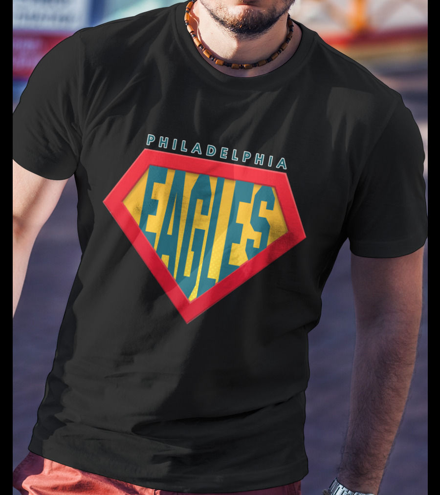 Philadelphia Eagles Super Emblem For Fans T-Shirt