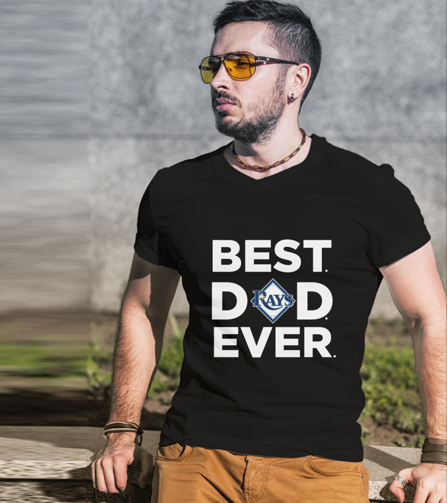 Best Tampa Bay Rays Dad Ever Gift Dad Fan T-Shirt