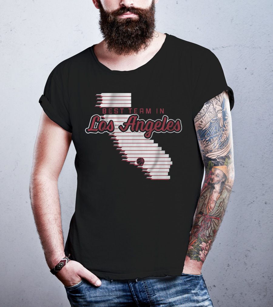 Best Team In Los Angeles ClippersTeam California Basketball T-Shirt