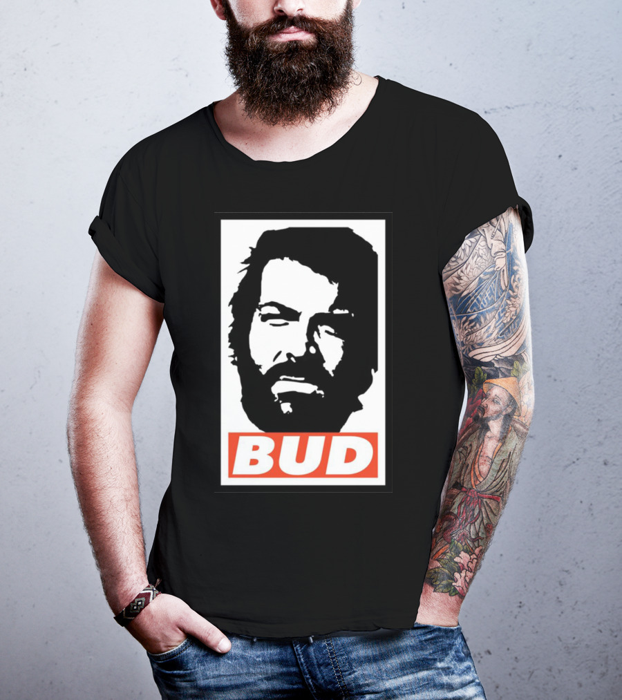 Bud Spencer Tribute Graphic Blockface T-Shirt
