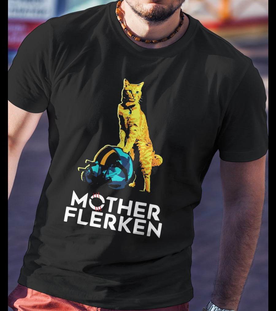 Mother Flerken Cat With Goose Helmet Marvel Fan T-Shirt