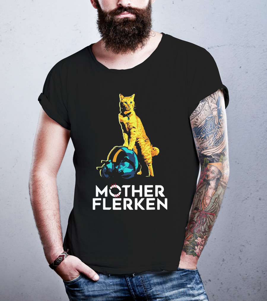 Mother Flerken Cat With Goose Helmet Marvel Fan T-Shirt