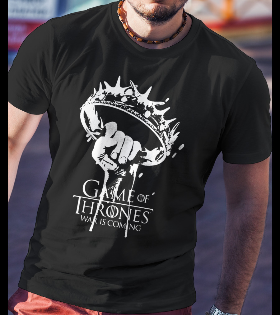 Game Of Thrones War Is Coming Crown Hand T-Shirt