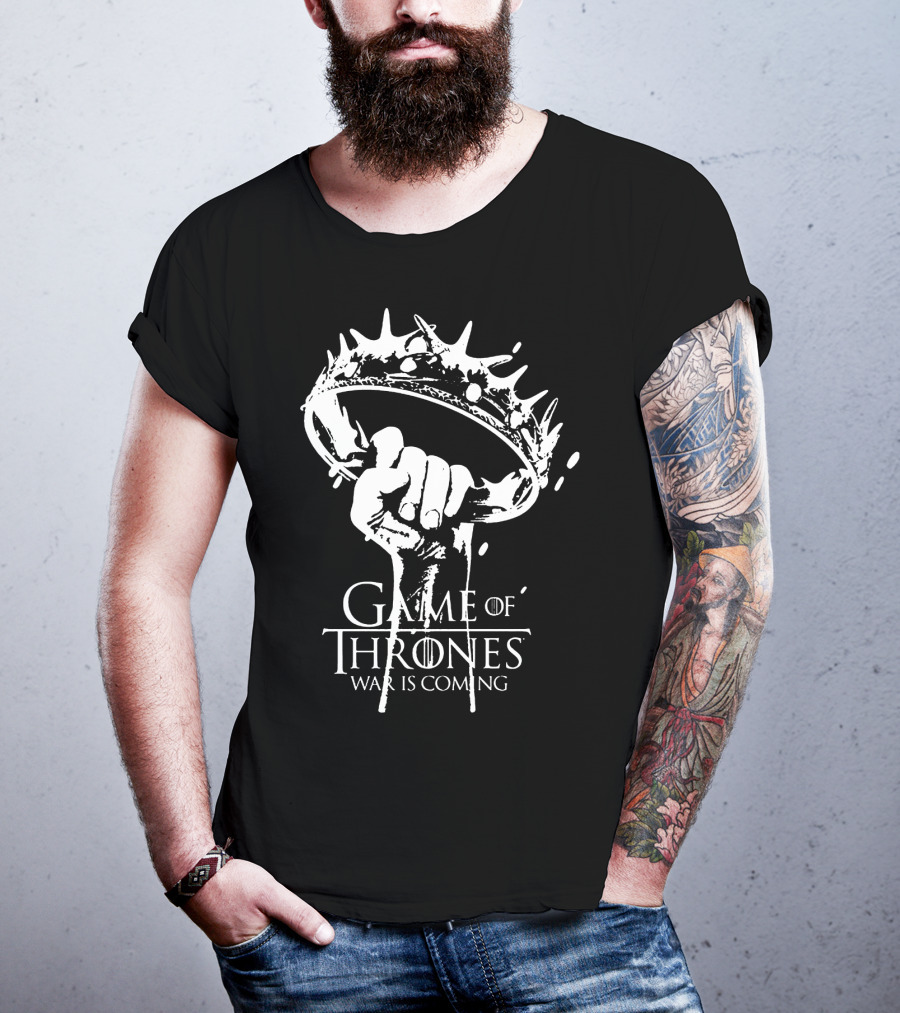 Game Of Thrones War Is Coming Crown Hand T-Shirt