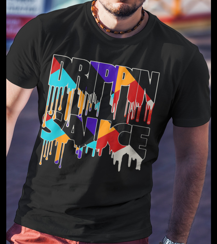 Jordan 9 Drippin Sauce Dream It Do It Bold Multicolor Drip T-Shirt