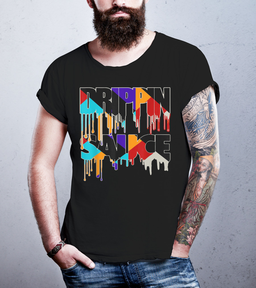Jordan 9 Drippin Sauce Dream It Do It Bold Multicolor Drip T-Shirt