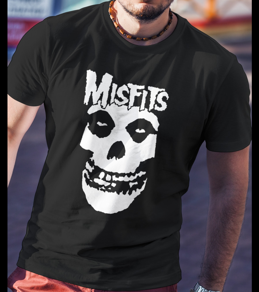 Misfits Fiend Skull Iconic Punk Rock Band T-Shirt