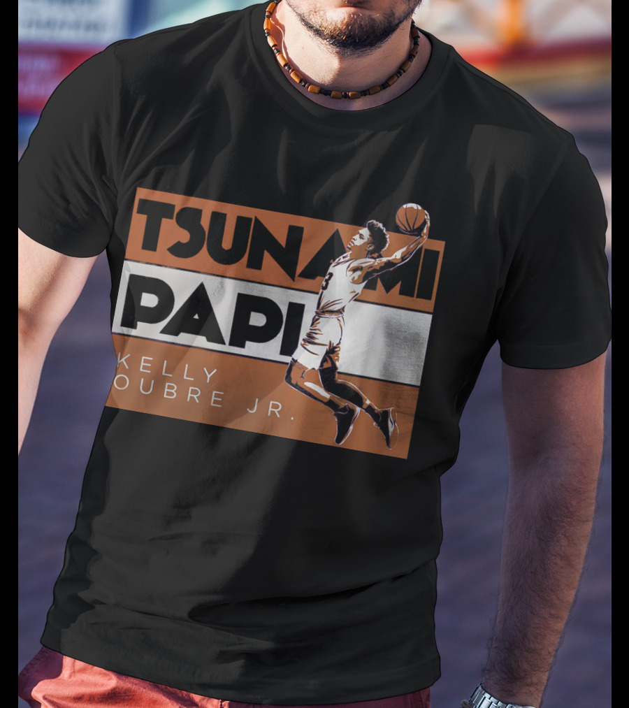 Tsunami Papi Kelly Oubre JR Basketball Dunk T-Shirt
