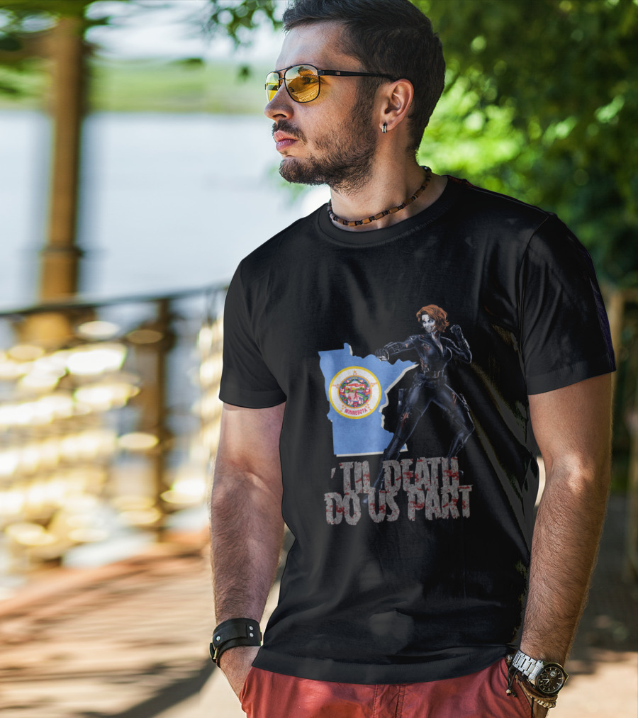 Minnesota Black Widow 'Til Death Do Us Part T-Shirt