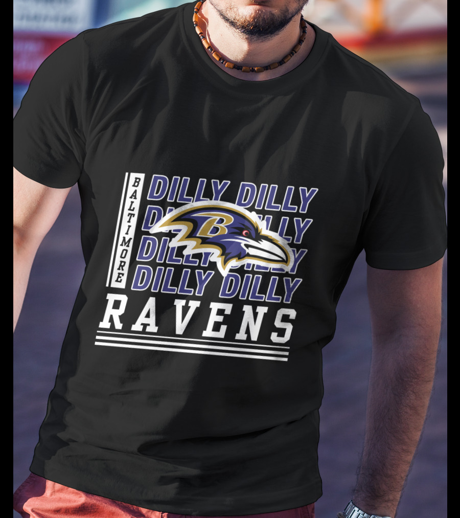 Baltimore Ravens Dilly Dilly Ravens Fans T-Shirt