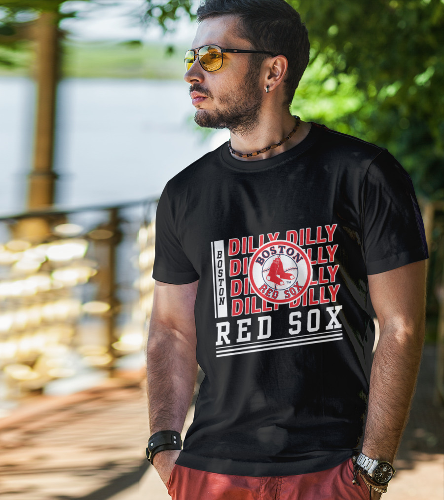 Boston Red Sox Dilly Dilly For Fans With Iconic Team T-Shirt