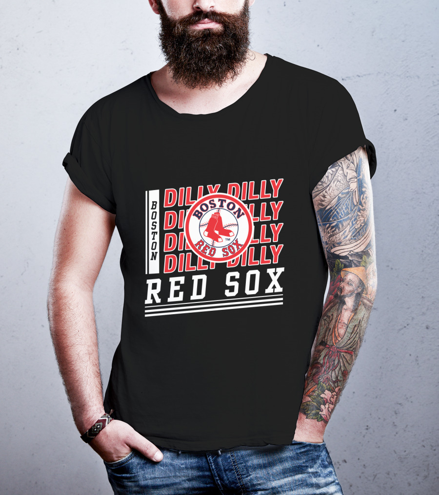 Boston Red Sox Dilly Dilly For Fans With Iconic Team T-Shirt