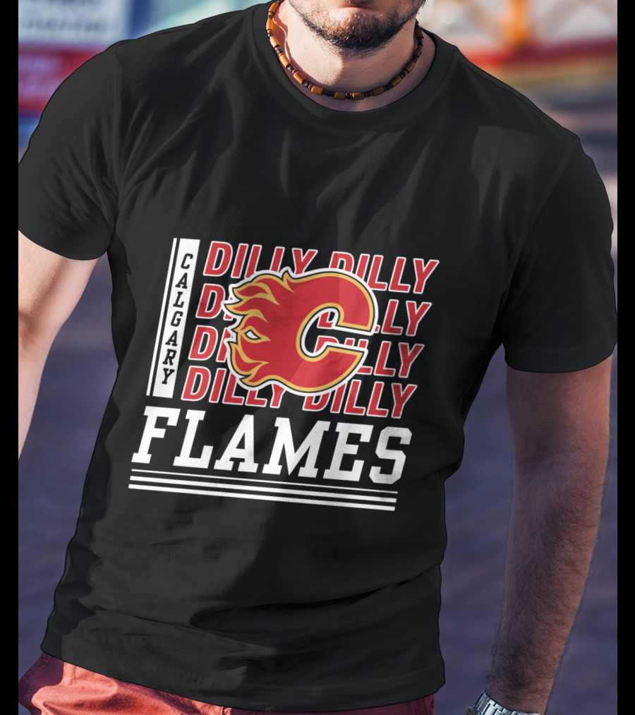 Calgary Flames Dilly Dilly Hockey Fan T-Shirt