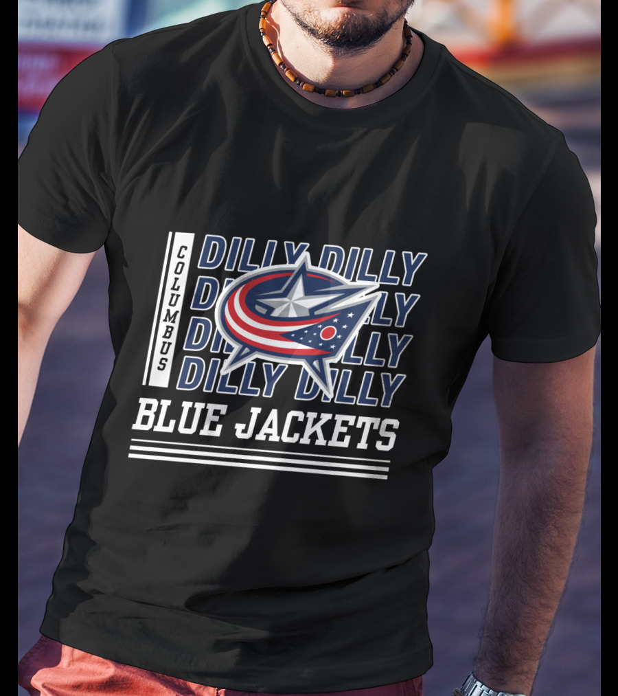 Columbus Blue Jackets Dilly Dilly Emblem And T-Shirt