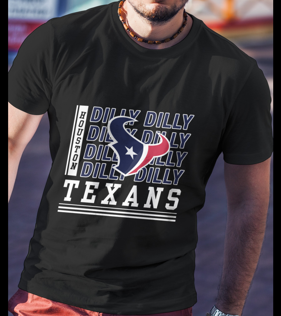 Houston Texans Dilly Dilly Bud Light Fans Football T-Shirt