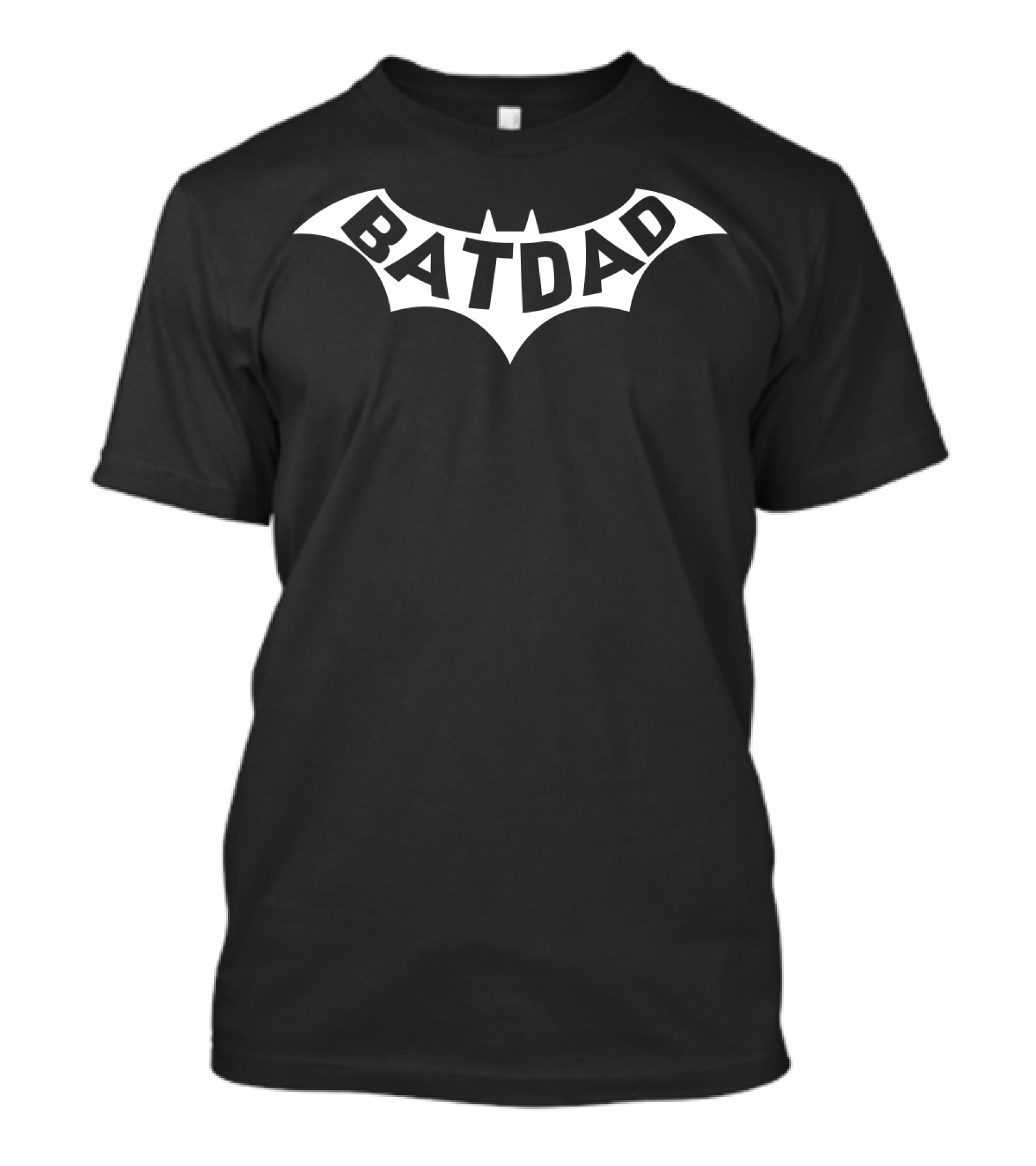 Batman BatDad Classic Emblem Symbol Text T-Shirt