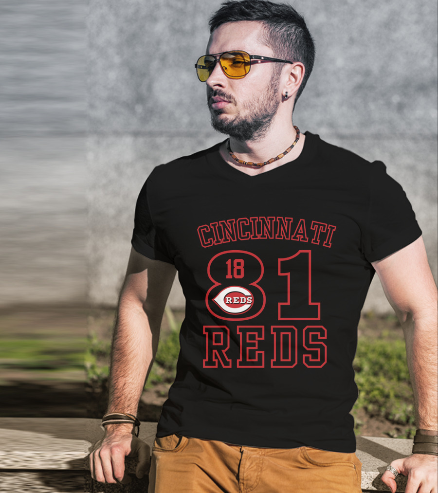 Cincinnati Reds 1881 Established Team Logo T-Shirt