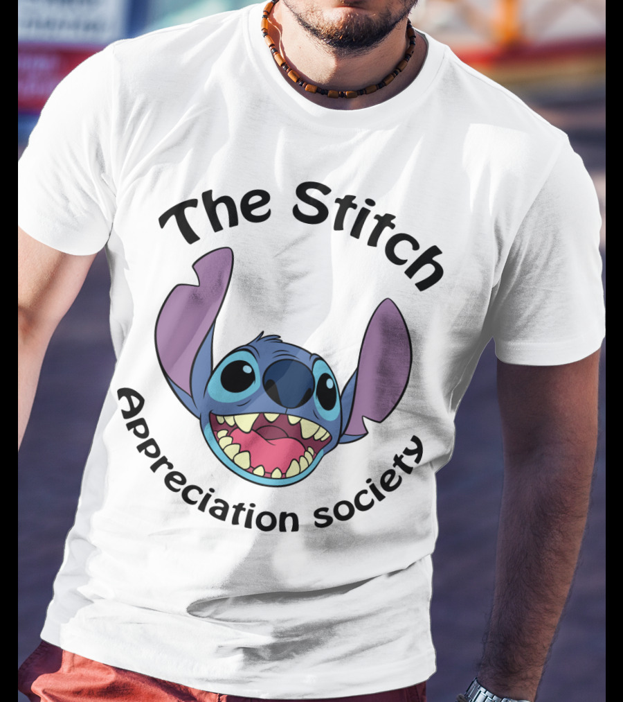 The Stitch Appreciation Society Lilo And Stitch Fandom Club Emblem T-Shirt