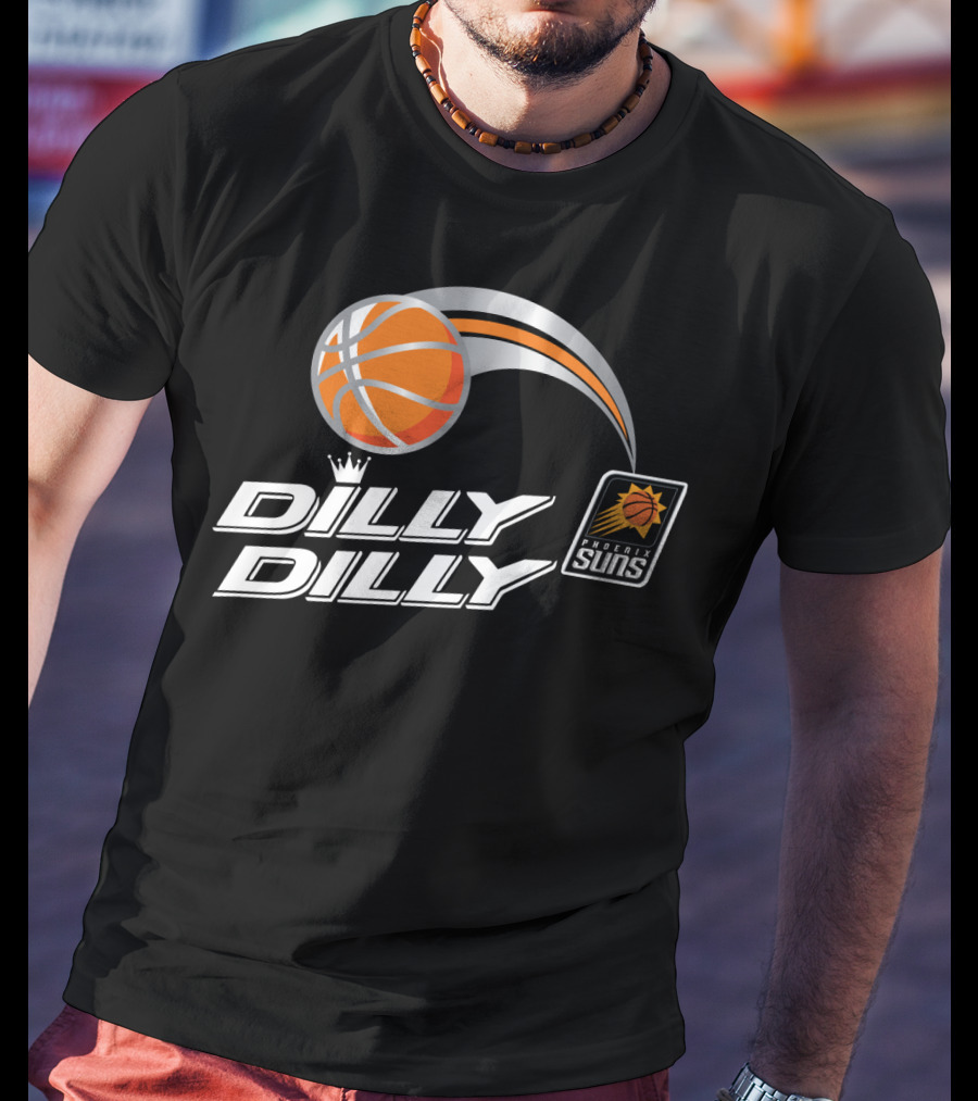 Phoenix Suns Dilly Dilly Basketball Logo With Crown And Hoop T-Shirt