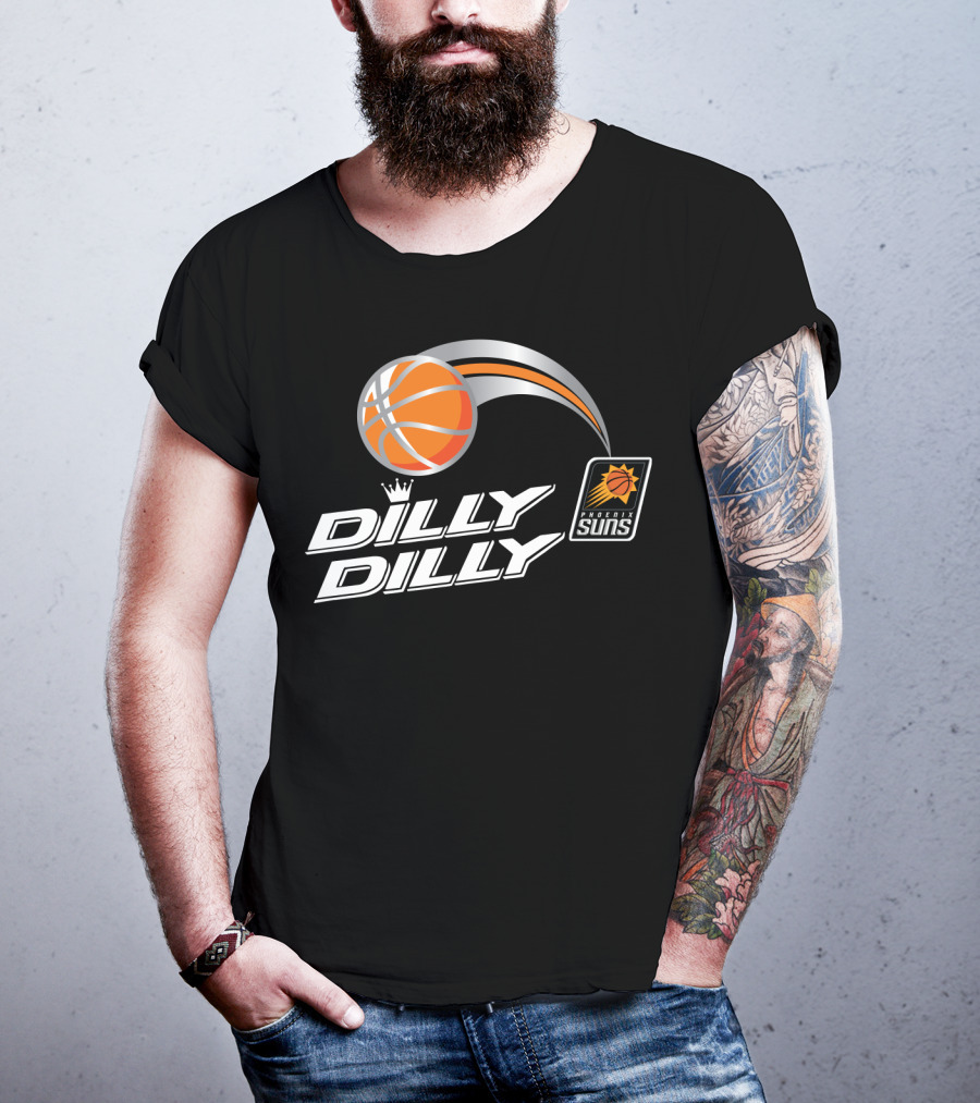 Phoenix Suns Dilly Dilly Basketball Logo With Crown And Hoop T-Shirt