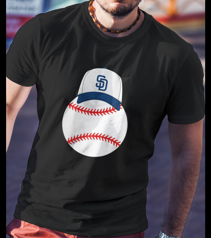 San Diego Padres Mickey Mouse Baseball Cap T-Shirt