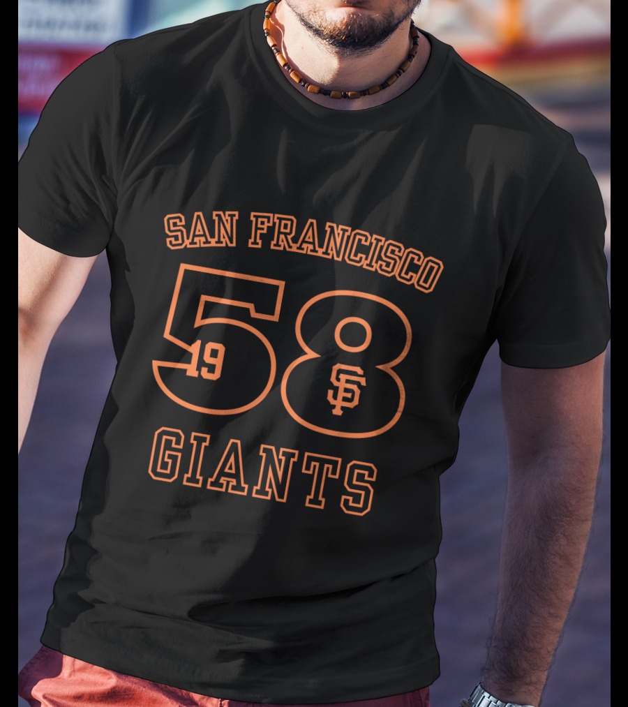 San Francisco Giants 1958 SF Logo Retro Baseball Fan Gear T-Shirt