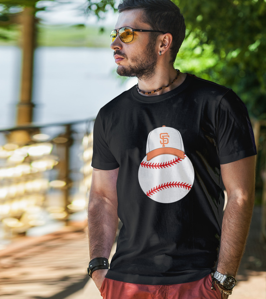 San Francisco Giants Mickey Mouse Ears Baseball Cap T-Shirt