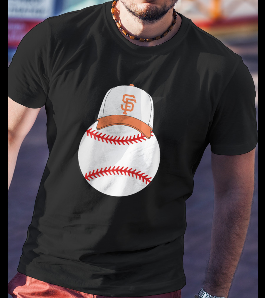 San Francisco Giants Mickey Mouse Ears Baseball Cap T-Shirt