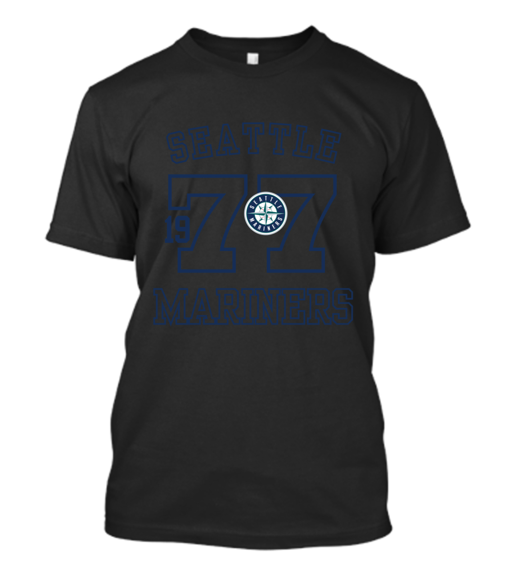 Seattle Mariners 1977 Established Team T-Shirt