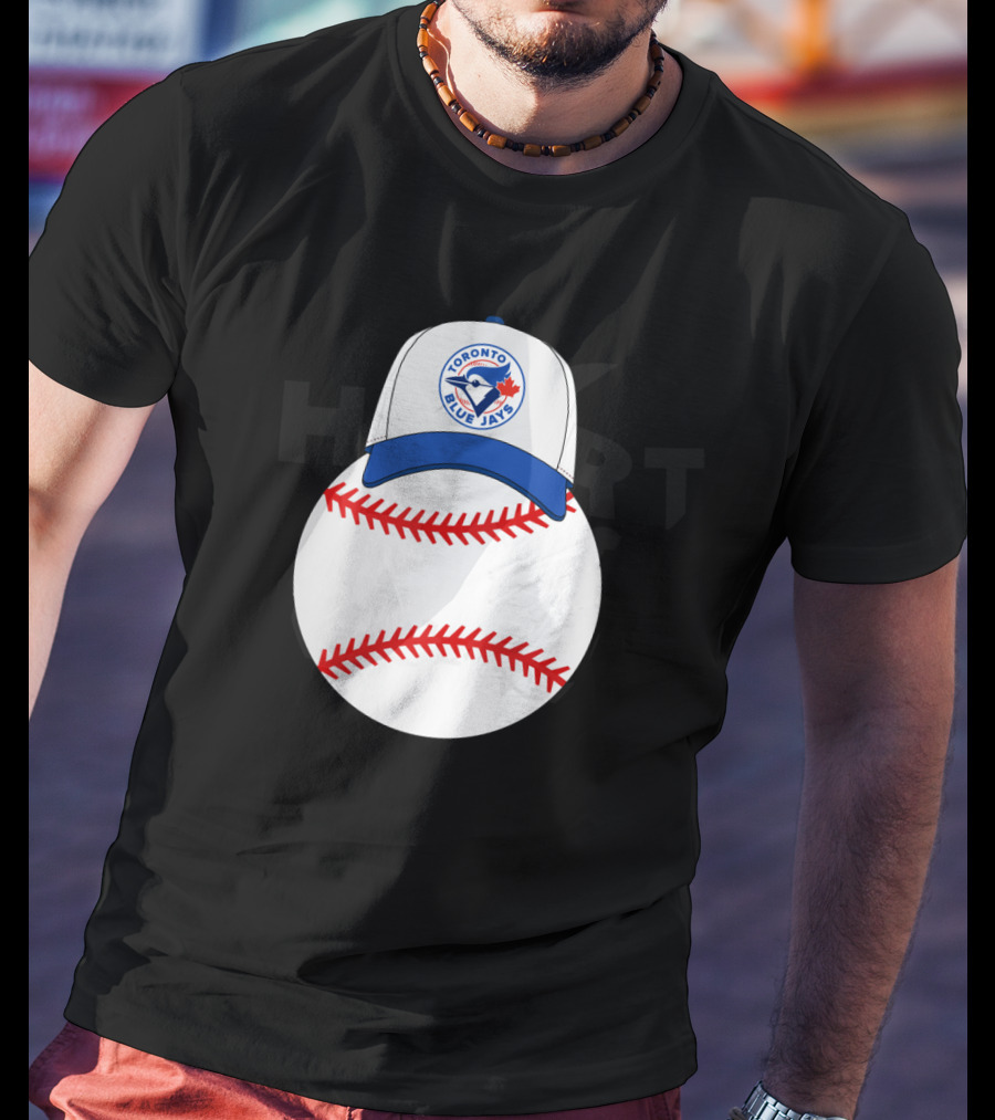 Toronto Blue Jays Mickey Mouse Baseball Cap And Ball T-Shirt