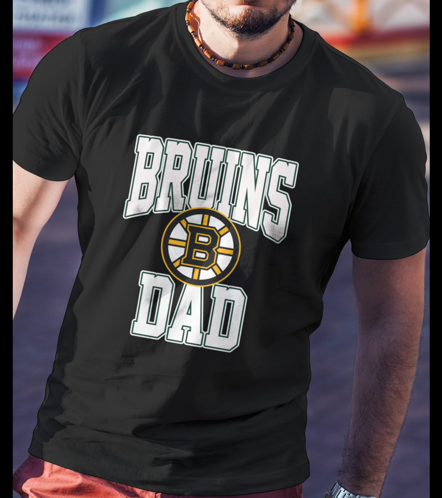 Boston Bruins Dad Fan Gear T-Shirt