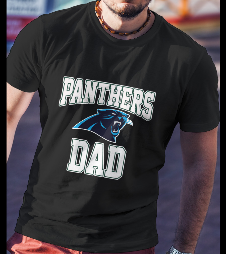 Panthers Dad Carolina Fathers Day T-Shirt