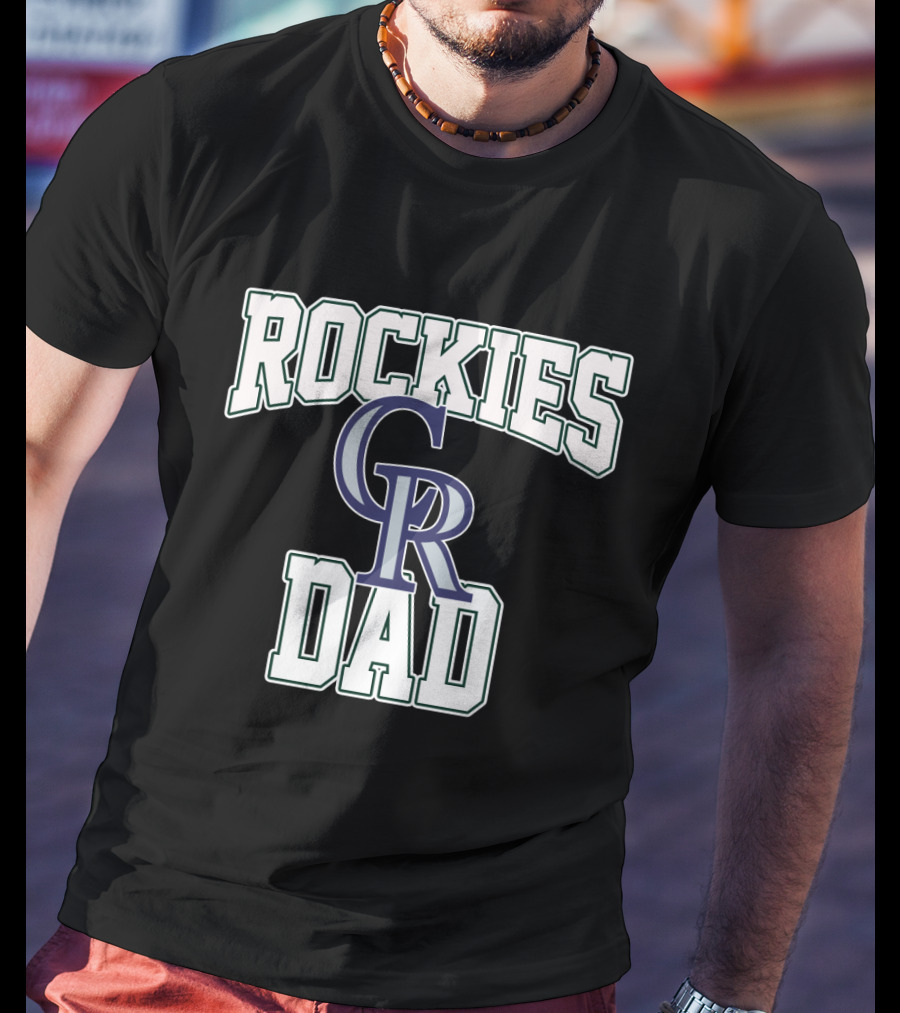 Colorado Rockies Dad Fan Appreciation Gift Top T-Shirt