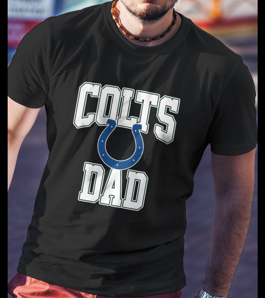 Indianapolis Colts Dad Football Fan Father’s Day T-Shirt