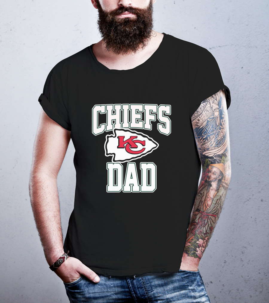 Kansas City Chiefs Dad Father's Day Chiefs T-Shirt